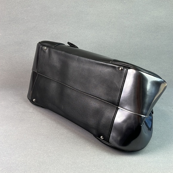 Marc jacobs top hanle leather bowling bag mirror finish 2012 runway collection - Picture 7 of 16